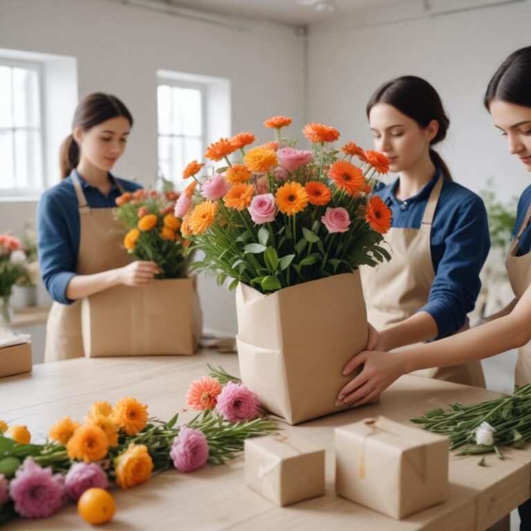 Доставка цветов онлайн через цветочные мастерские
