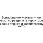 Зонирование участка — как грамотно разделить территорию на зоны отдыха и хозяйственную часть