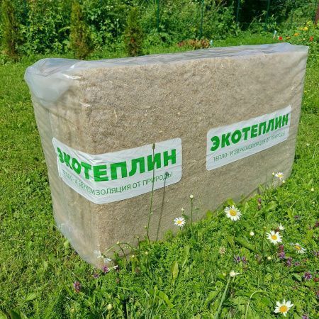 Льно-конопляный утеплитель Экотеплин 100 мм